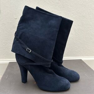 Chloe NEVER WORN Suede Fold over Buckle Boots
